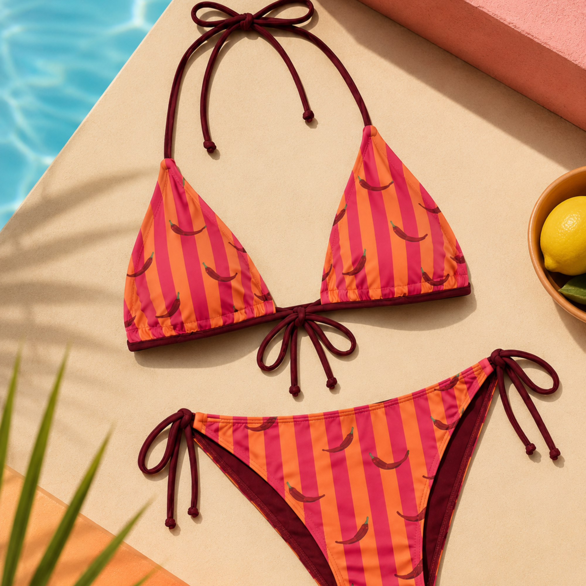Bikini triangle réversible