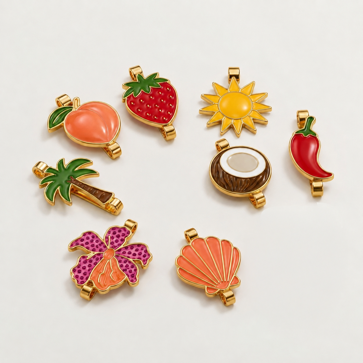 Pins pour tongs — collection tropicale